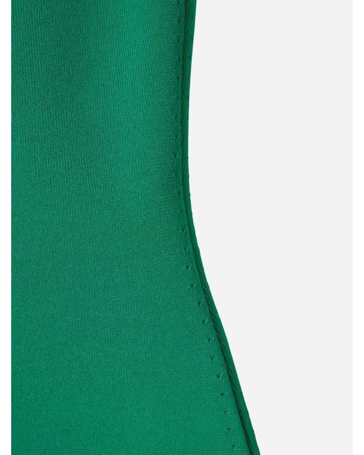 Roland Mouret Green Knitted Midi Dress