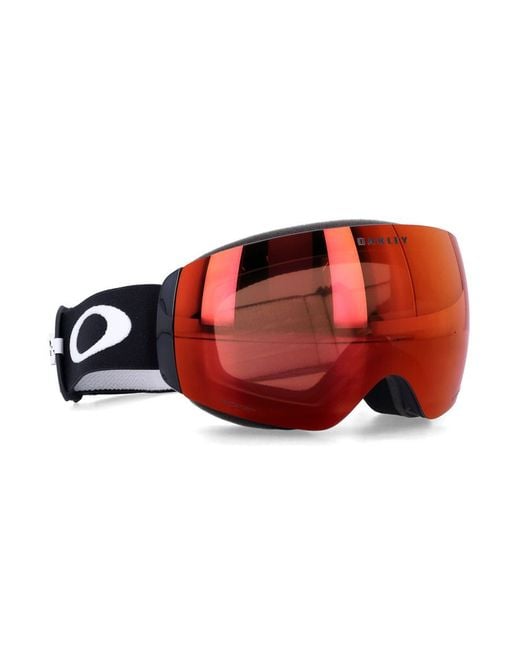 Oakley Red Flight Deck M Prizm Goggles