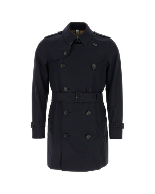 synder tung Sygdom Burberry Trench in Blue for Men | Lyst
