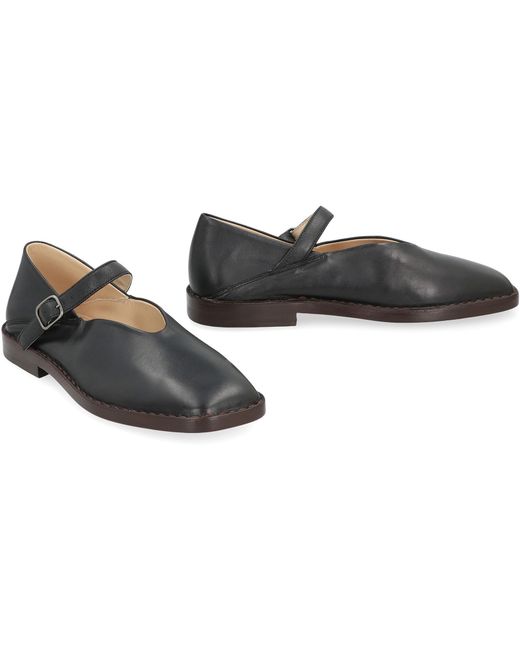 Lemaire Black Ballet Flats