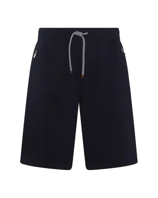 Brunello Cucinelli Blue Shorts for men
