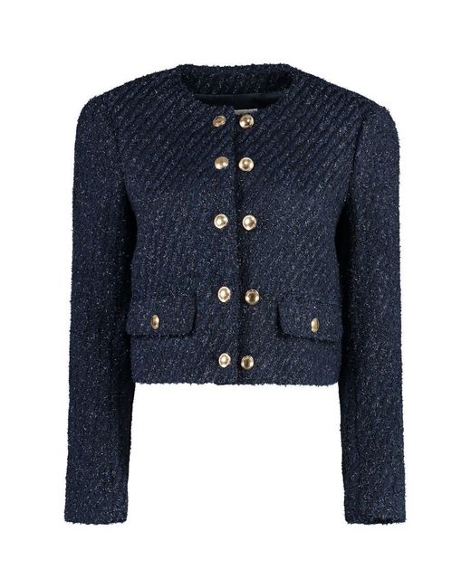 Michael Kors Blue Knitted Jacket