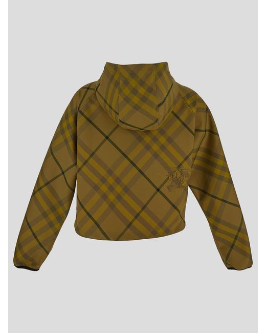 Burberry Green Cropped Jacket