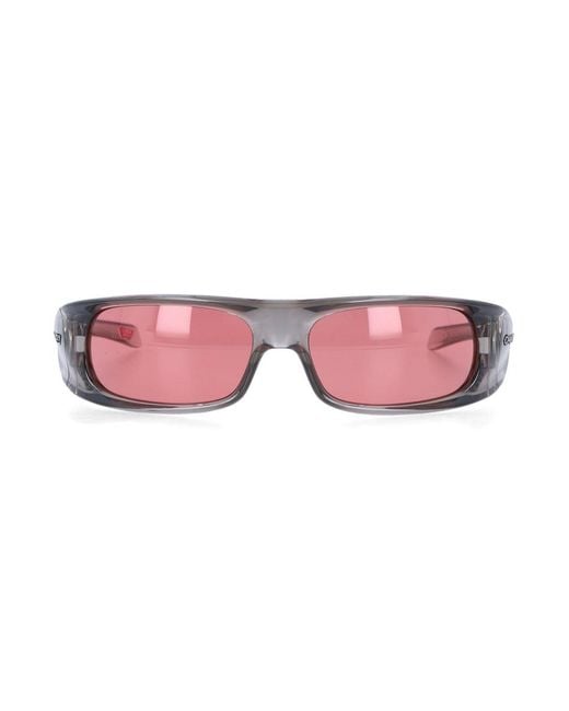 Oakley Pink Highland High-Wrap Sunglasses