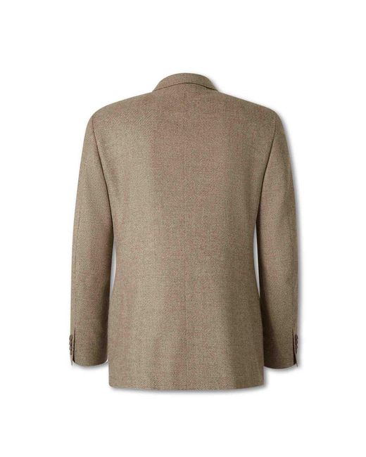 Canali Natural Elegant Long Coat for men