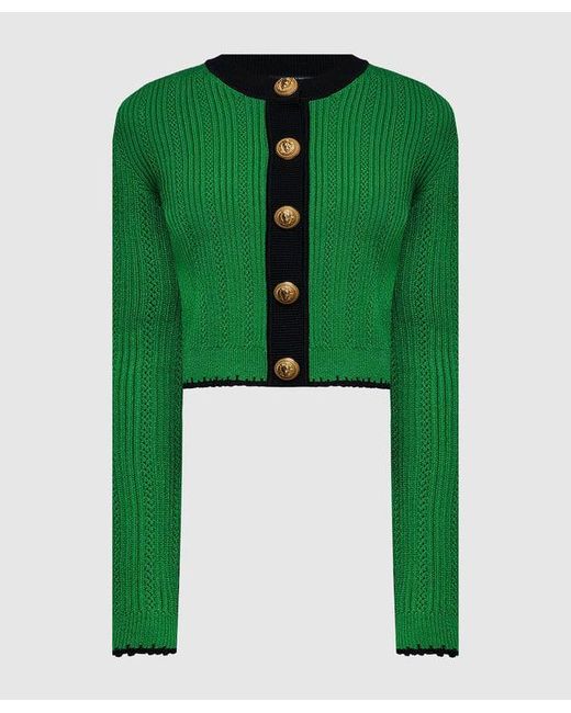 Balmain Green Sweaters