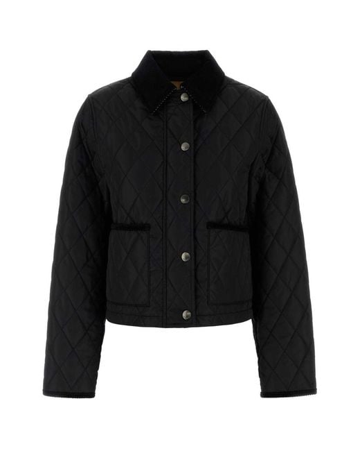 Burberry Black Cropped Jacket