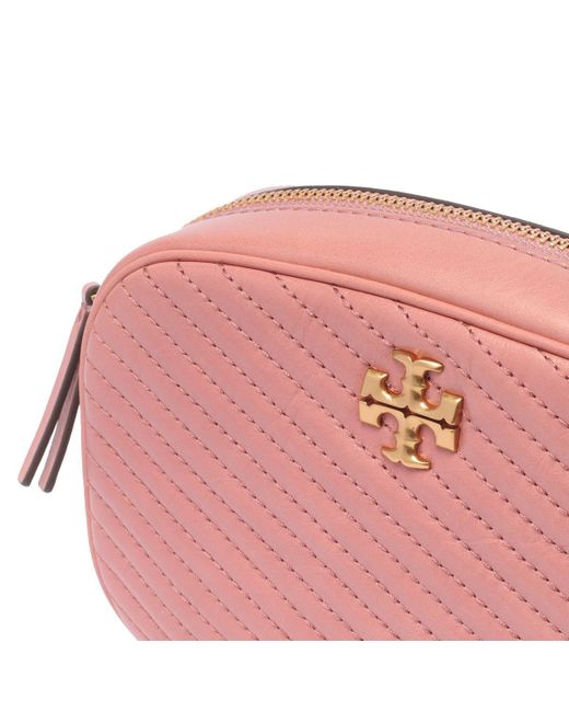 Tory Burch Pink Kira Leather Camera Bag