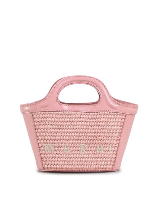 Marni Pink Tropicalia Micro Bag
