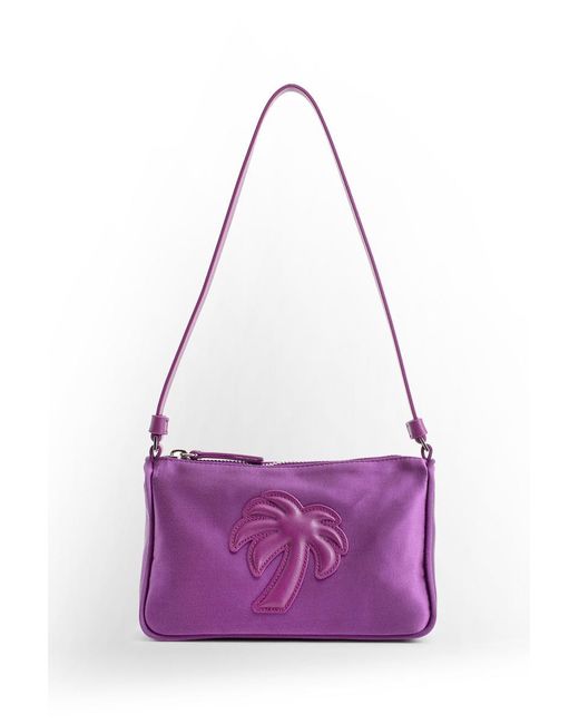 Palm Angels Purple Shoulder Bag