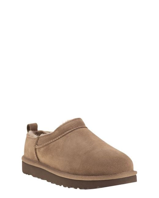 Ugg Brown Classic Micro - Suede Ankle Boot