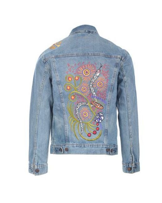 Levi'S X 10 Corso Como Blue Levi's X 10 Corso Como Coats