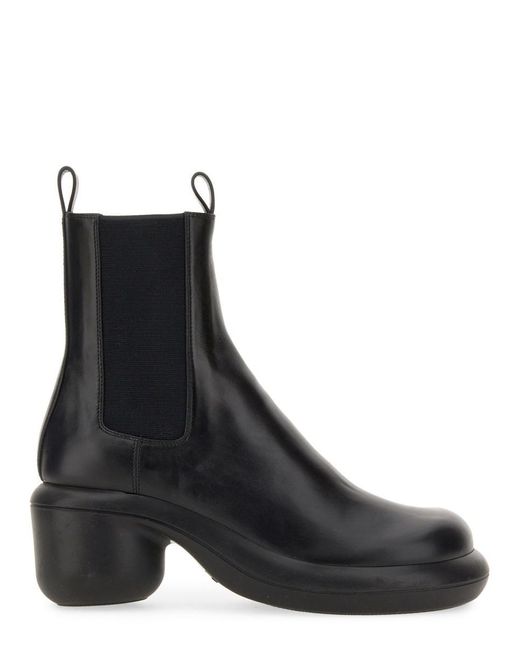 Jil Sander Black Leather Boot