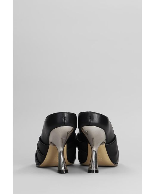 Alchimia Black Slipper-Mule