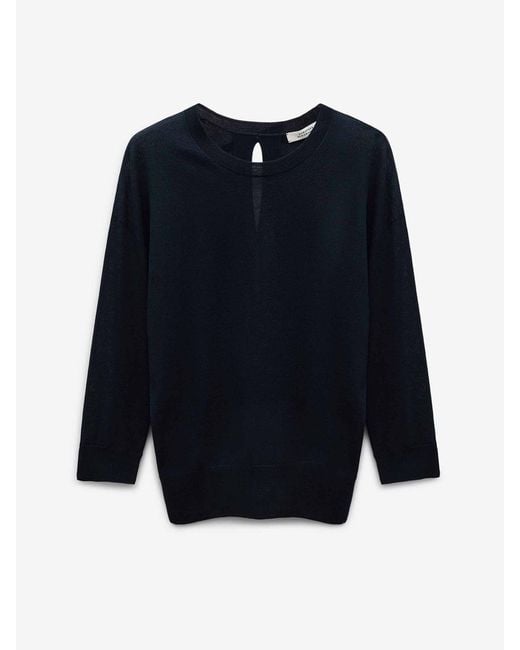 Dorothee Schumacher Blue Refined Essentials Sweater