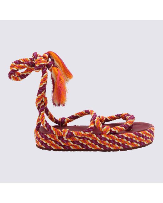 Isabel Marant Red Rope Erol Sandals