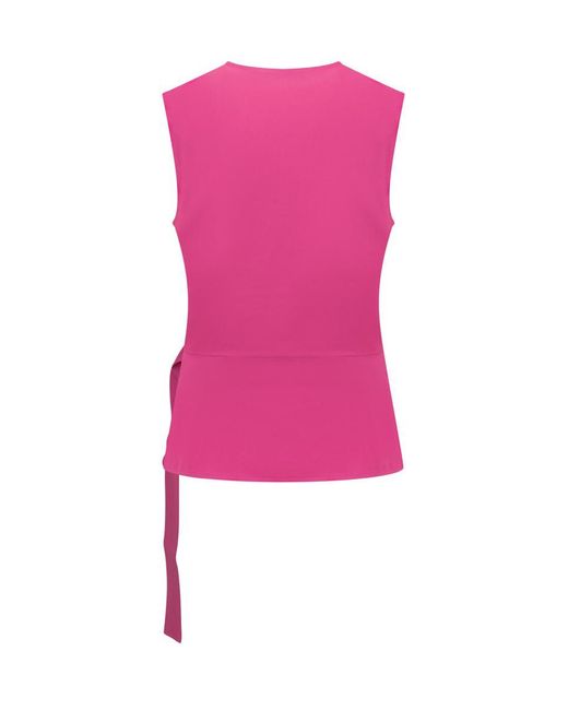 Fabiana Filippi Pink Top With Detail