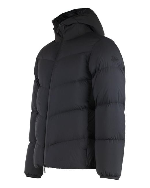 Moncler Black Forez Short Down Jacket With Hood for men