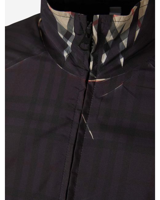 Burberry Black Two-tone Check Jacket for men