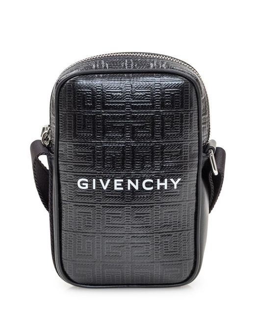 Givenchy Gray G-Essential Small Bag for men