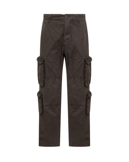 AMISH Gray Cargo Pants for men