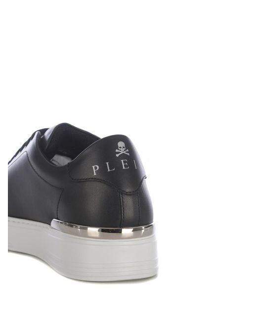 Philipp Plein Black Sneakers "Hexagon" for men