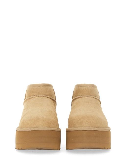 Ugg Natural Classic Ultra Mini Boot With Platform