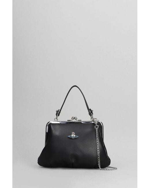 Vivienne Westwood Black Granny Hand Bag
