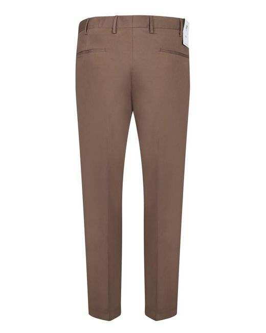 PT Torino Brown Trousers for men