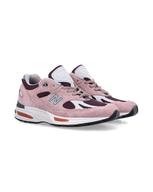 New Balance Pink Uk 991V2