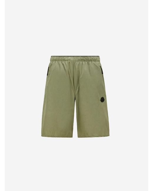 Moncler Green Bermuda Patch Logo for men