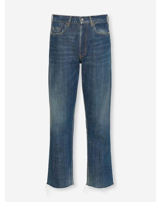 Maison Margiela Blue Straight Jeans for men