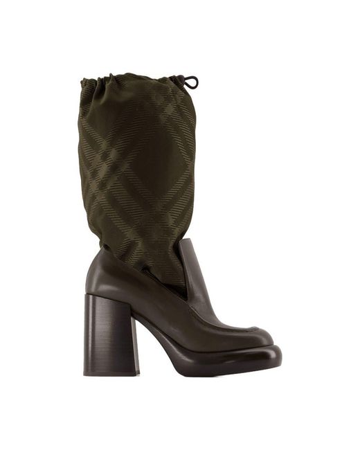 Burberry Brown Wedge 95 Boots