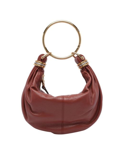 Chloé Red Bracelet Bag