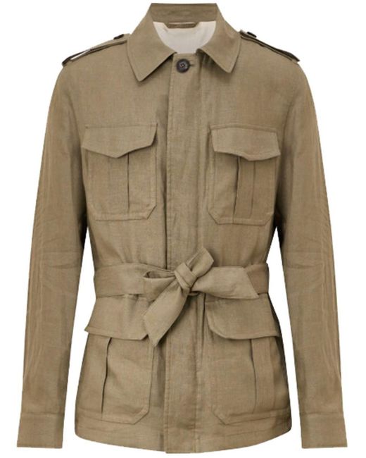 Montedoro Green Field Jacket Clothing for men