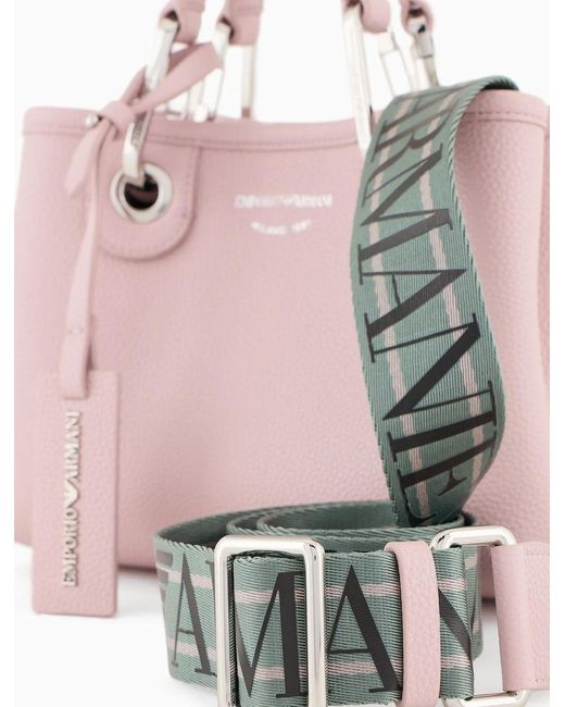 Emporio Armani Pink Myea Mini Shopping Bag
