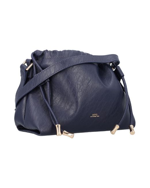 A.P.C. Blue Ninon Mini Bag