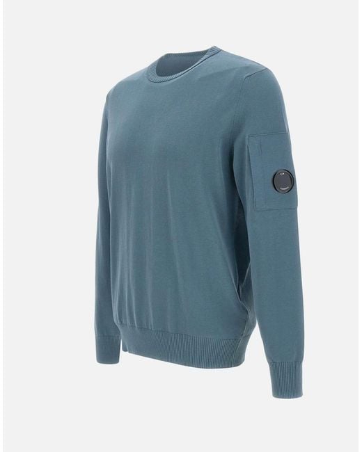 C P Company Blue Sweaters for men