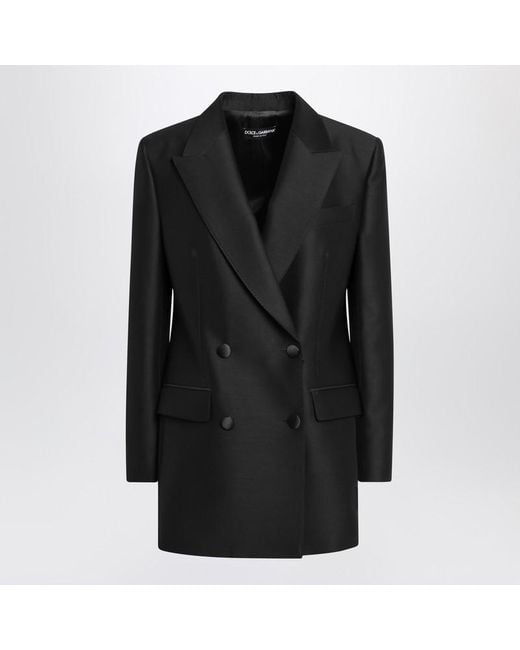 Dolce & Gabbana Black Double-Breasted Jacket