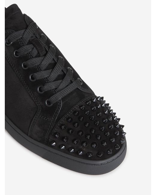 Christian Louboutin Black Louis Junior Sneakers for men