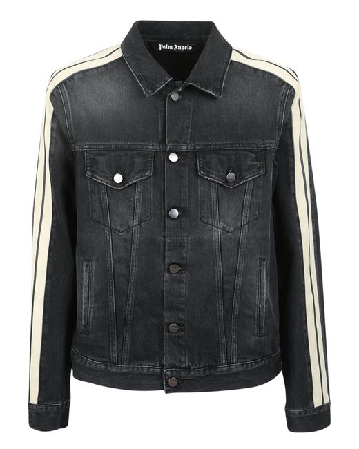 Palm Angels Soft-silhouette Denim Jacket in Black for Men | Lyst Canada