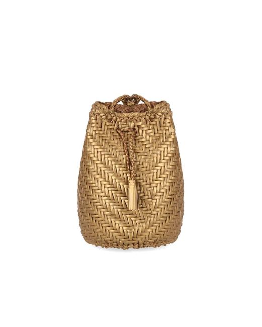 Dragon Diffusion Natural Pompon Double Jump Crossbody Bag
