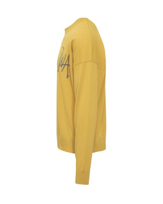 J.W. Anderson Yellow Sweater With Logo for men