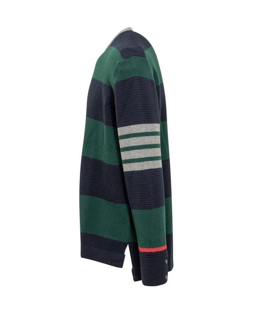Thom Browne Green Rugby Jersey for men
