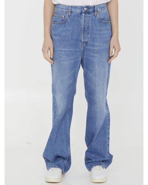 Gucci Blue Baggy Denim Jeans