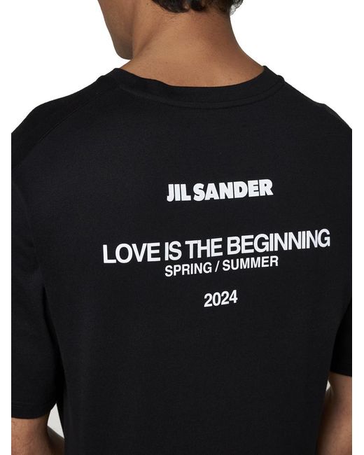 Jil Sander Black T-Shirts And Polos for men