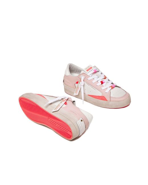 Crime London Pink Sneakers