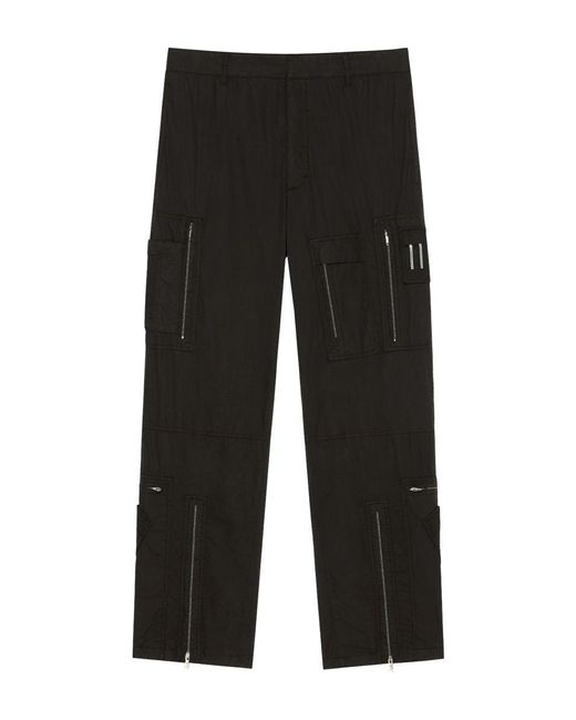Givenchy Black Regular & Straight Leg Pants for men