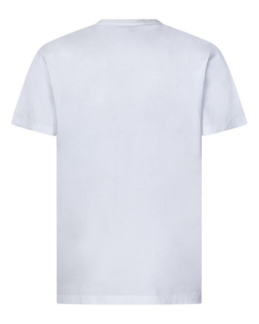 DSquared² White Canadian Twins Cool Fit T-Shirt for men