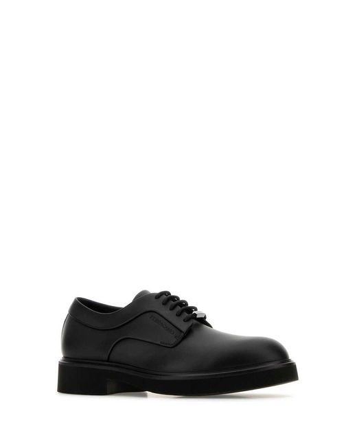 Ferragamo Laced Up in Black for Men Lyst Canada